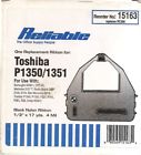 P1350-1351 080569151634 Reliable Black Nylon Replacement Ribbon For Toshiba P1350-1351 080569151634 Reliable Black Nylon Replacement Ribbon For Toshiba