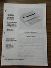 161.53309850 Sears Vintage Electronic Portable Word Processing Typewriter Manual