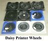 38105-01 Diablo Lot Of Daisy Printer Wheels Look Like In Good 38105-01 Diablo Lot Of Daisy Printer Wheels Look Like In Good