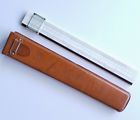 10-1-2 4053 3s Keuffel Esser Kueffel Slide Rule Leather Case Inches Vintage