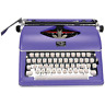 79119q Royal Classic Manual Typewriter Purple 696538450648