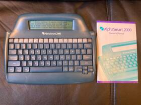 Alf2000 Alphasmart 2000 Word Processor With Manual And Batteries Fully Tested Working