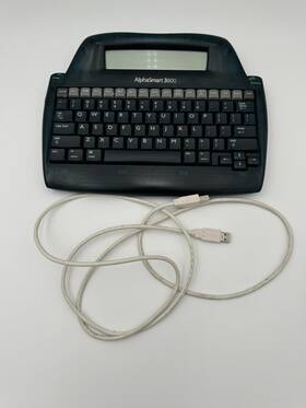 As3000b-0402-16458-aq Alphasmart 3000 Portable Desktop Keyboard With Cable. Untested
