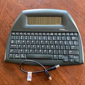 Neo-ad-0709-06800-fc Alphasmart Neo Portable Word Processor With Usb Cable New Backup Battery Extras