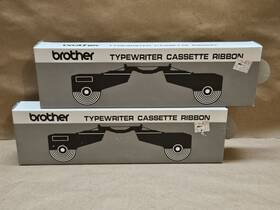 1022 Brother 012502020288 2x New Vintage Typewriter Black/correction Cassette Ribbon Model