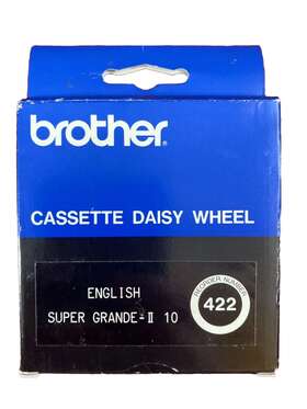 Brother 012502030461 Cassette Daisy Wheel English Super Grande-ii #422