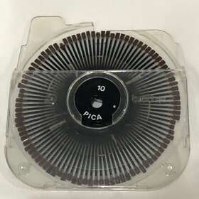 10-pica Brother Typewriter Printing Element Cassette Greek 42 Pica 10 Vintage