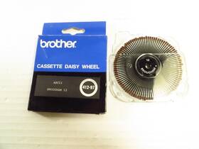 412-97 Brother Nob Vintage Cassette Daisy Wheel #412-97 Ascii Brougham 12