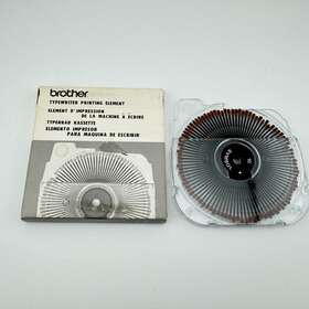 457-95 Brother Typewriter Printing Element Cassette Daisy Wheel - Symbol 10
