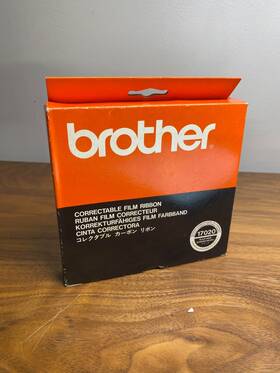 Brother Em701 New 17020 Correctable Film Ribbon For Typewriter