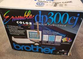 Pdp300cj Brother Vintage Rare 1996 Ensemble Color Desktop Publisher Dp300cj - New In Box
