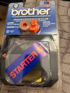 Sk-100 Brother Starter Kit Typewriter Word Processor Accessory
