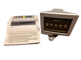 Ct-1400 Brother Wp-3650 Word Processor And Monitor- Works