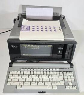 Wp-85 Brother Vintage Word Processor Model With Manual