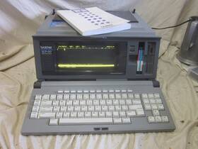 Wp-90 Brother Vintage Word Processor Model With Manual And Software - Works Great