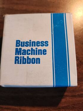 11-1977-p Business Machine Ribbons Ribbon Single Spool Black Red New Old Stock