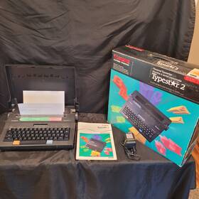 Canon 038569104709 Electronic Typewriter Typestar 2 Portable Black Tested And Working Canon 038569104709 Electronic Typewriter Typestar 2 Portable Black Tested And Working