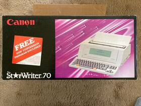 Canon 038569110489 Starwriter 70 Publishing Typewriter Word Processor In Box Works Read Descr
