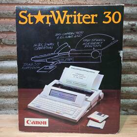 Canon 038569110922 Vintage Starwriter 30 Typewriter Word Processor With Box