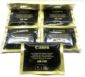 Canon 038569111615 Lot Of 5 Correctable Black Film Ribbon Cassette Cr-100 Typestar Starwriter