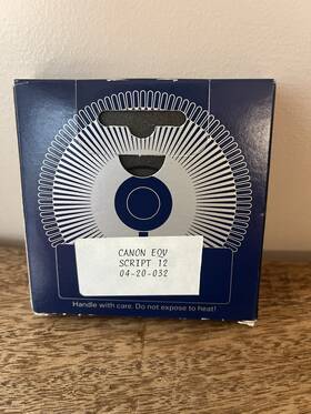 04-20-032 Canon Compatible Script 12 Printwheel Made In Switzerland Vintage New Old Stock