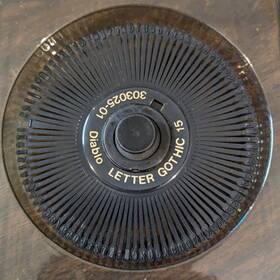 303025-01 Diablo Compatible Daisy Wheel Print - Gothic 15
