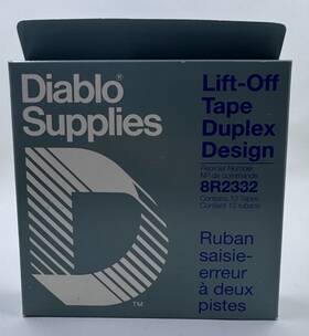 Diablo 8r2332 Supplies Lift Off Correction Typewriter Tape 11 Pack In Box