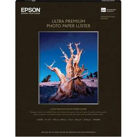25-sheet Epson S042084 17inx22in Ultra Premium Photo Paper Luster