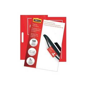 52016 Fellowes 100pk 5mil Laminating Pouches Id Punched