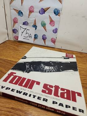 Four Star P403c Typewriter Paper 25% Cotton Fibers 20 Lp 92 Sheets