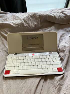 Freewrite 744110981162 Traveler Used Lightweight And Portable Typewriter With E Ink Freewrite 744110981162 Traveler Used Lightweight And Portable Typewriter With E Ink