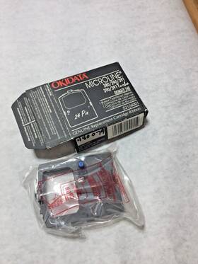 52104001 Genuine Okidata Microline 24 Pin Black Ribbon 52104001- 380/390/3 380/390/391 Okimate 240