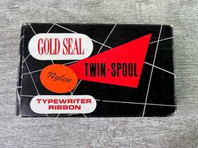 Gold Seal A1-121 Vtg Twin-spool Nylon Typewriter Ribbon Underwood Older Models