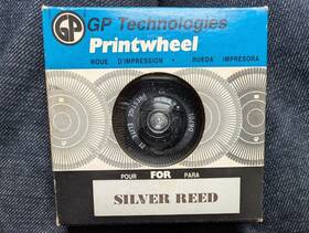 D6701 Gp Technologies Printwheel Prestige Elite 12 Typewriter New Silver Reed D6701 Gp Technologies Printwheel Prestige Elite 12 Typewriter New Silver Reed