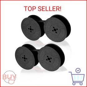 Hjzhii 669646 Vfz6wajm 2 Pcs Universal Typewriter Ribbon Twin Spool Ribbons Vintage