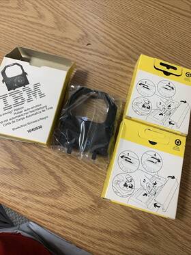 1040930 Ibm Lot Of 3 Black Auto-inking Ribbon Cartridge See Pics