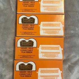 12345 Ibm Lot Of 4 Higher Yield Correctable Film Ribbon Selectric Ii And Iiitypewriters