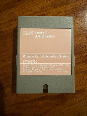 Ibm 1246561 Wheelwriter Quietwritter System - Learn I Cartridge 6770 / 6780 P/n