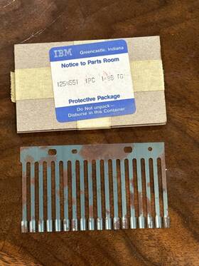 1254551 Ibm Selectric Ii Typewriter Code Bar Inch Ipc 1 96 Tg Pn
