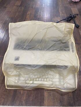 1337635 Ibm Wheelwriter Iii 3 Typewriter Dust Cover Soft Plastic Protective Vtg