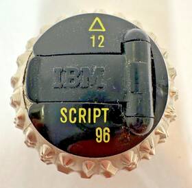 Ibm 1352935 Script 96 #2935 Golf Ball Element Font For The Selectric Iii Typewriter Only