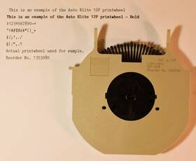 1353080 Ibm Genuine Wheelwriter Auto Elite 12p Cartridge Printwheel Ii 1353080 Ibm Genuine Wheelwriter Auto Elite 12p Cartridge Printwheel Ii