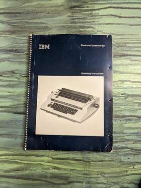 1442879 Ibm Electronic Typewriter 50 Operating Instructions 1981