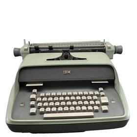 2566872 Ibm Model C Standard Electric Typewriter 1690s Vintage Green For Parts Or Repair