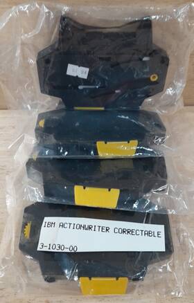 3-1030-00 Ibm Ribbon Typewriter Actionwriter Correctable - Lot Of 4