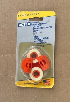 321r Ibm Rotex 2 Lift Off Correcting Tapes For Selectric Ii Typewriter Nisp 321r Ibm Rotex 2 Lift Off Correcting Tapes For Selectric Ii Typewriter Nisp