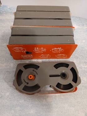6705-b01 Ibm New Old Stock-pack Of Six Correctable Typewriter Ribbon-ibm Sel Ii And Iii