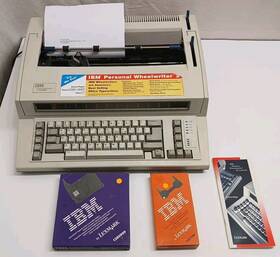 6871 Ibm Personal Wheelwriter 2 Electric Typewriter Works Excellent Condition Read