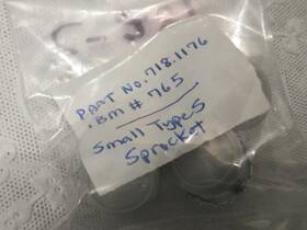 Ibm 718.1176 Vtg. Part # #765 Small Type S Sprocket 3pk Selectric Read