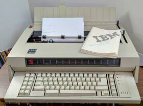 Ibmww6 Ibm Vintage 1986 Wheelwriter 6 Typewriter Type 674x With Manual Cord - Working